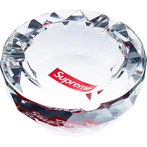 Supreme Diamond Cut Crystal Ashtray for fall winter 13 season