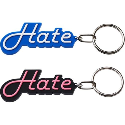 Supreme Hate Rubber Keychain for fall winter 13 season