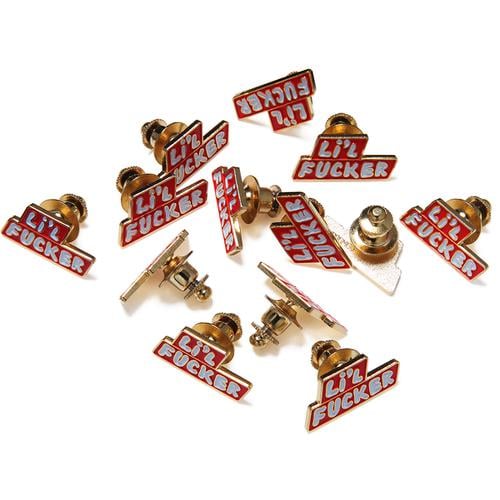 Supreme Lil Fucker Enamel Pin for fall winter 13 season