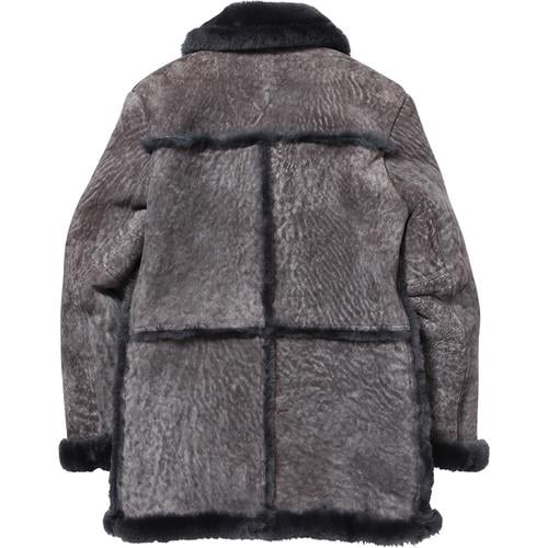 Details on Supreme Schott Sheepskin Coat from fall winter
                                            2013