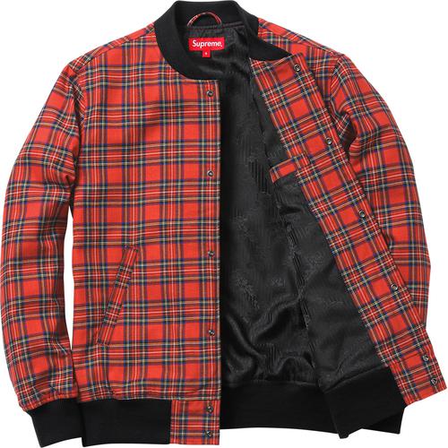 Details on Plaid Bomber None from fall winter
                                                    2013