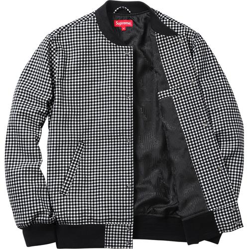 Details on Plaid Bomber None from fall winter
                                                    2013