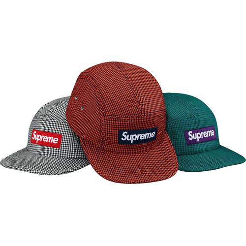 Supreme Houndstooth Dot Camp Cap for fall winter 13 season