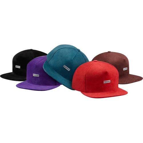 Supreme Stencil Metal Plate Suede 5-Panel for fall winter 13 season