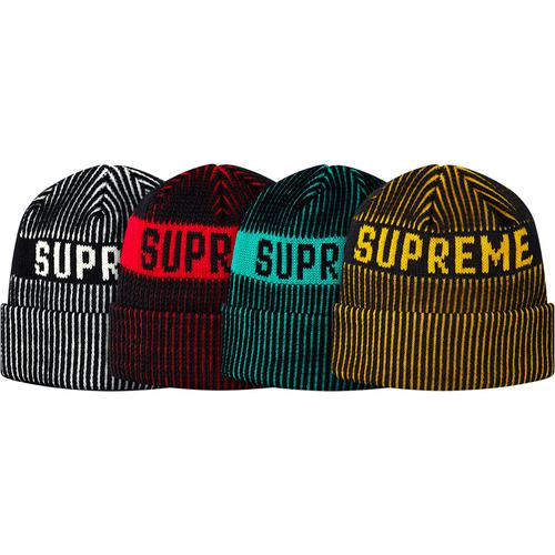 Supreme Rib Stripe Beanie for fall winter 13 season