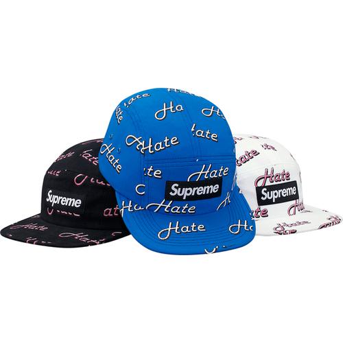 Supreme Hate Camp Cap for fall winter 13 season