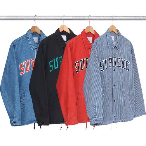 Supreme Denim Coaches Jacket for fall winter 13 season