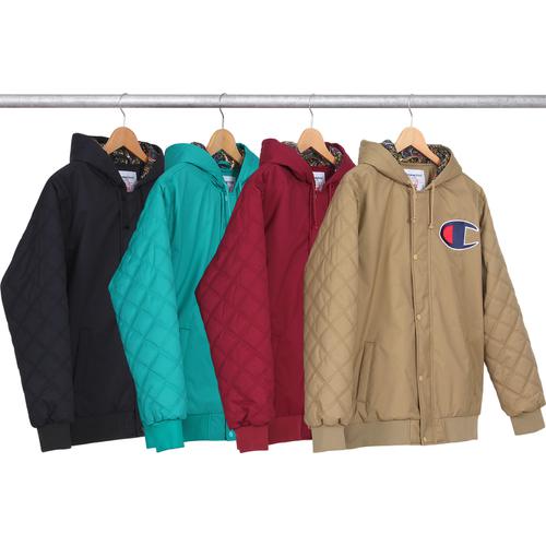 Details on Supreme Champion Zip-Up Jacket from fall winter
                                            2013