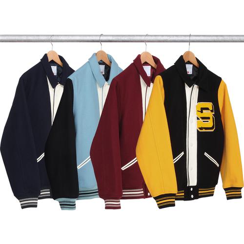 Supreme Captain Varsity Jacket for fall winter 13 season