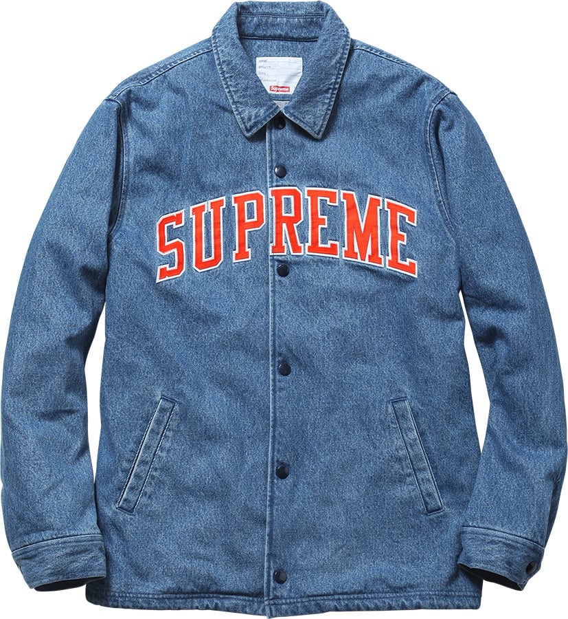 Denim Coaches Jacket - fall winter 2013 - Supreme