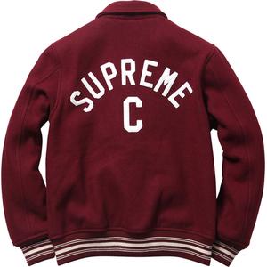 supreme captain varsity jacket