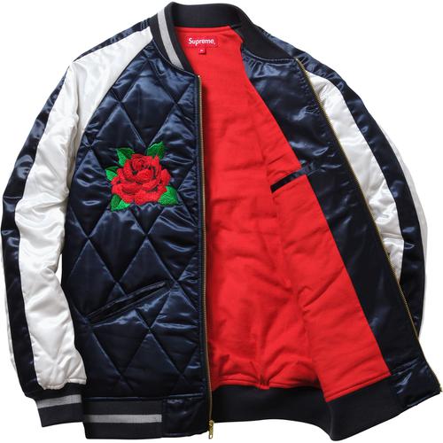 Quilted Satin Bomber - fall winter 2013 - Supreme