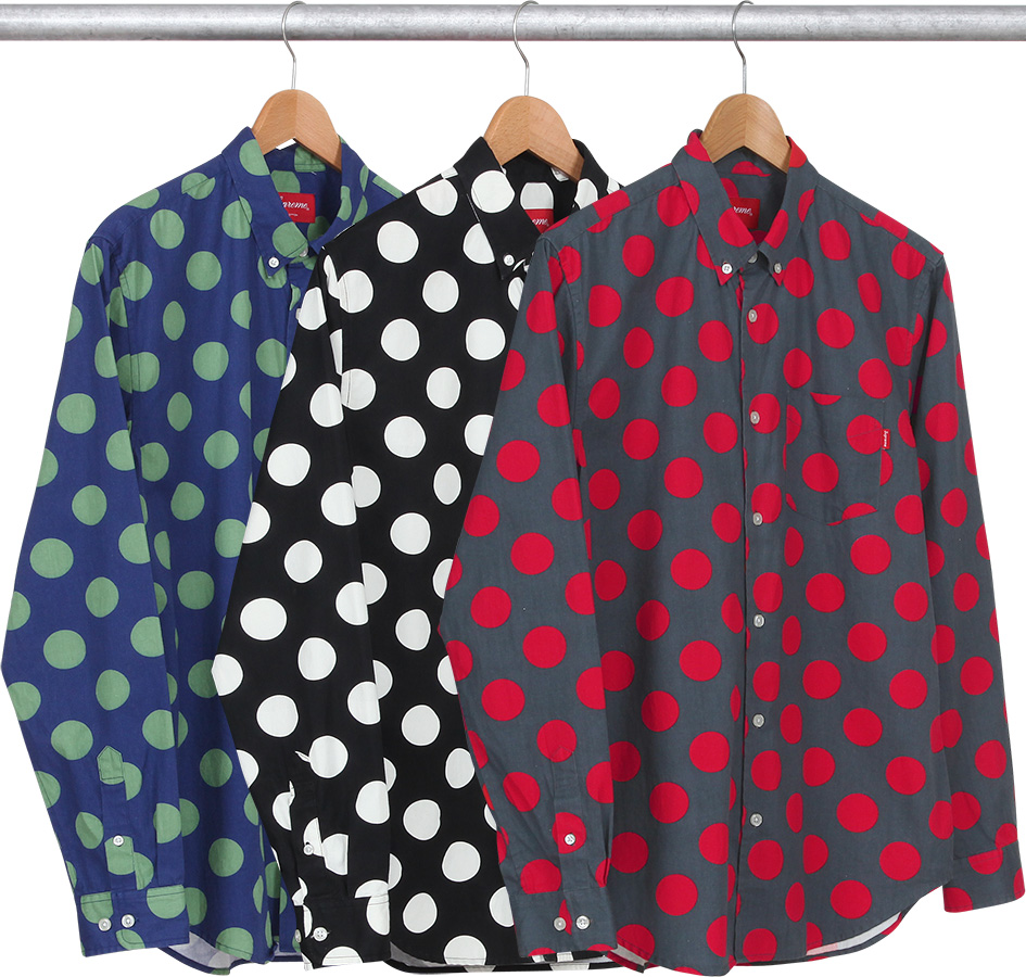 Details Supreme Big Dot Shirt - Supreme Community