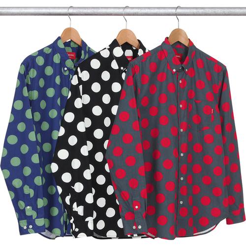Details on Big Dot Shirt from fall winter 2013