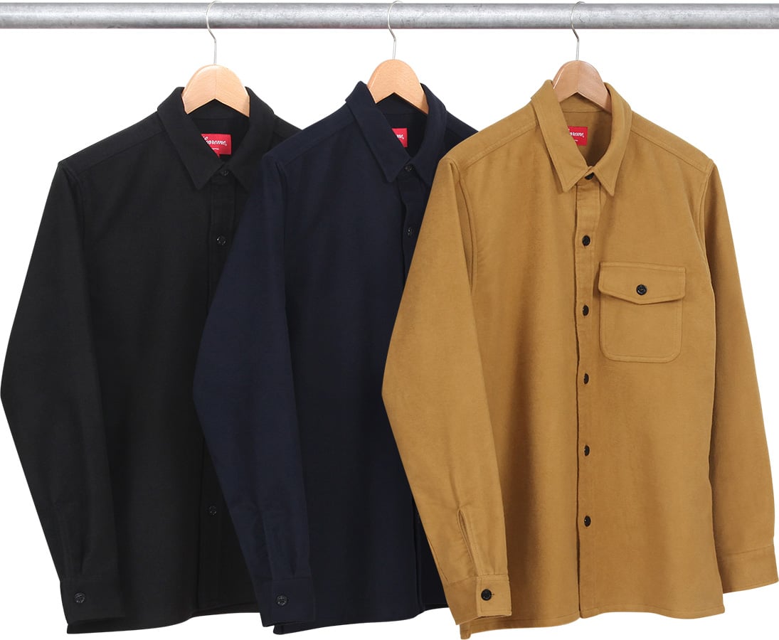 Details Supreme Moleskin Naval Shirt - Supreme Community