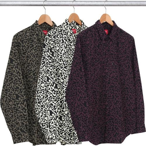 Supreme Pacific Camo Shirt for fall winter 13 season