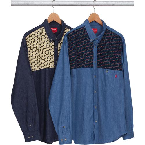 Supreme Denim Corduroy Shirt for fall winter 13 season