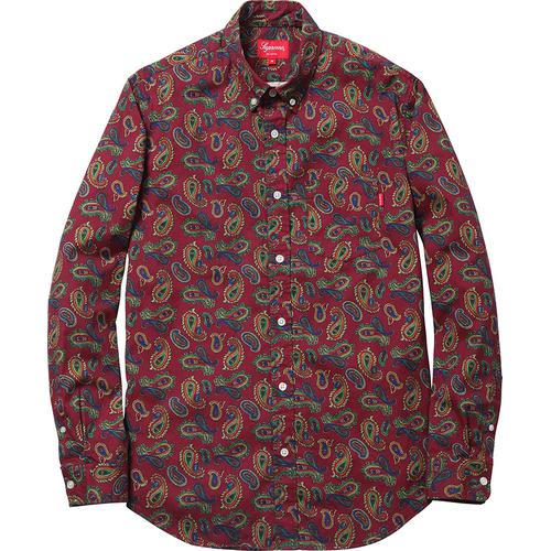 Details on Paisley Shirt None from fall winter 2013