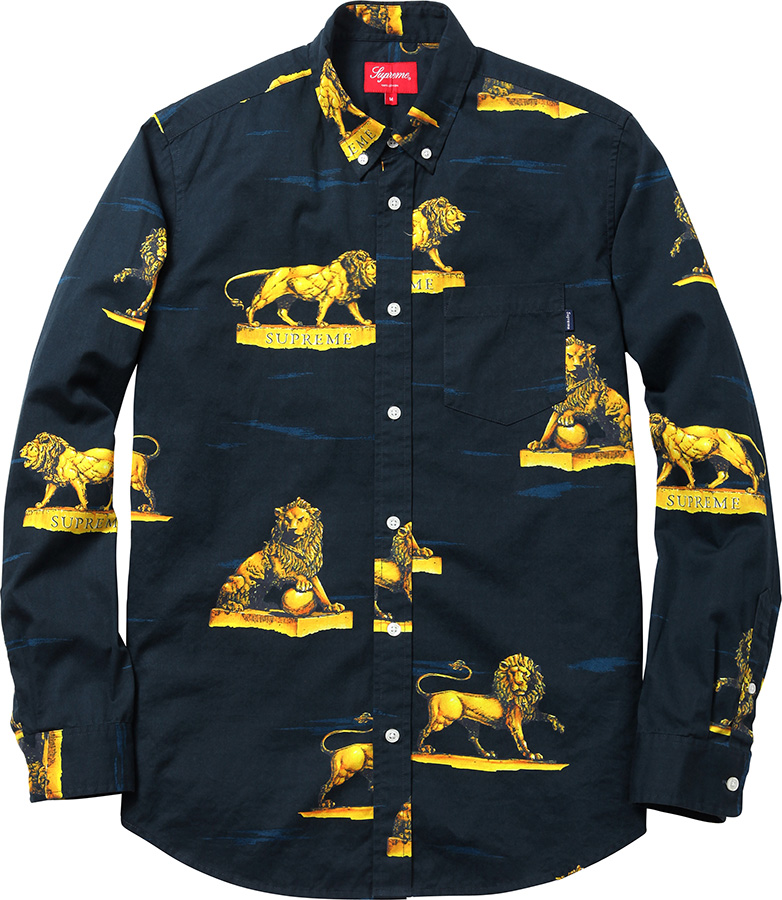 Lions Shirt - fall winter 2013 - Supreme