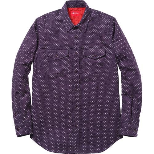 Details on Corduroy Polka Dot Quilted Shirt None from fall winter
                                                    2013