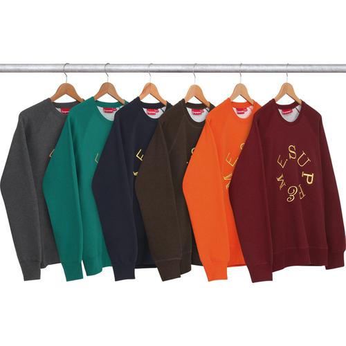 Supreme Heather Crewneck for fall winter 13 season