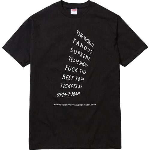 Supreme Flyer Tee for fall winter 13 season