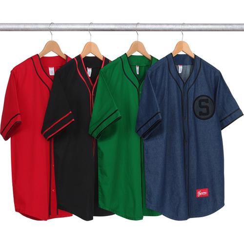 Supreme Baseball Shirt for fall winter 13 season