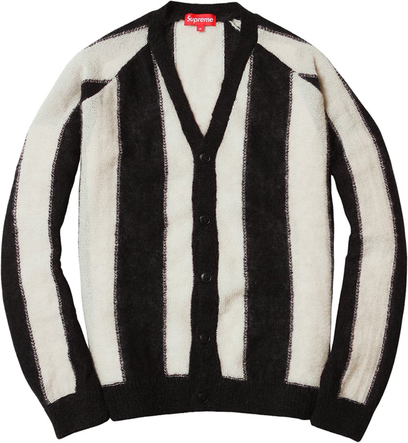 Details Supreme Striped Mohair Cardigan - Supreme Community