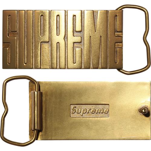 Supreme Brass Belt Buckle for fall winter 14 season