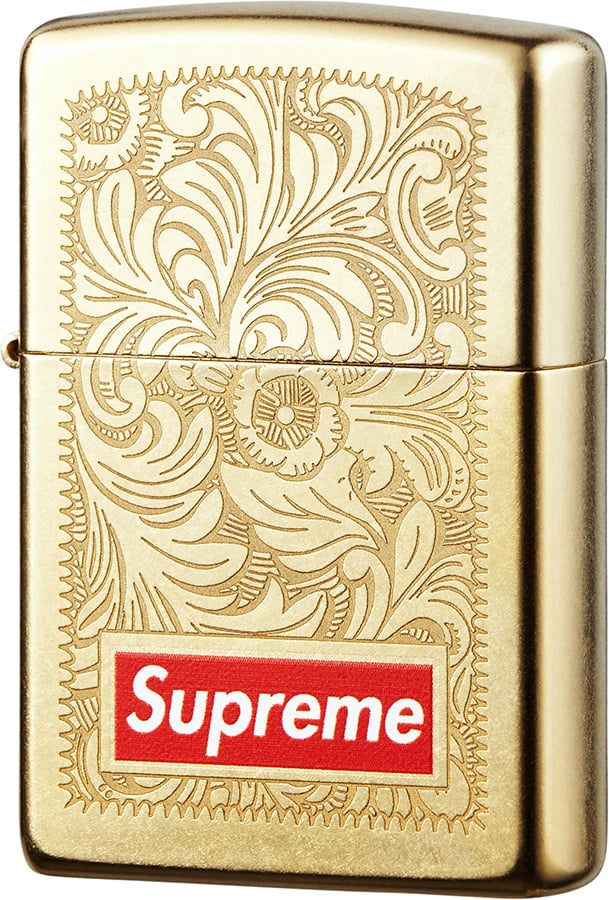 Engraved Brass Zippo - fall winter 2014 - Supreme