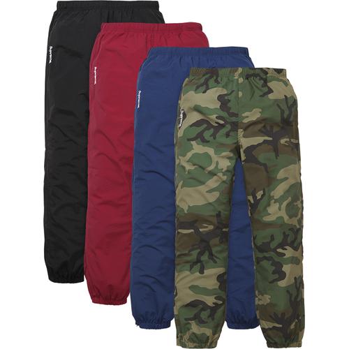 Supreme Warm Up Pant for fall winter 14 season