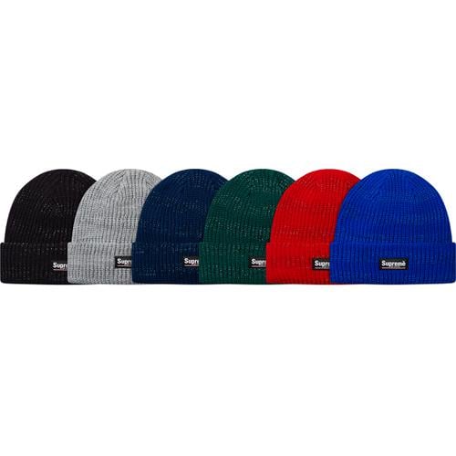 Supreme Reflective Stripe Beanie for fall winter 14 season