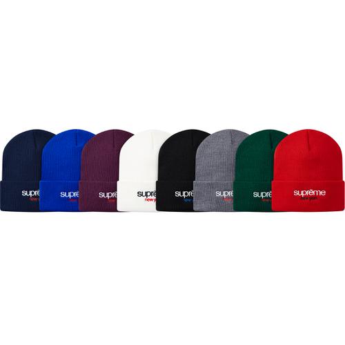 Supreme Classic Logo Beanie for fall winter 14 season