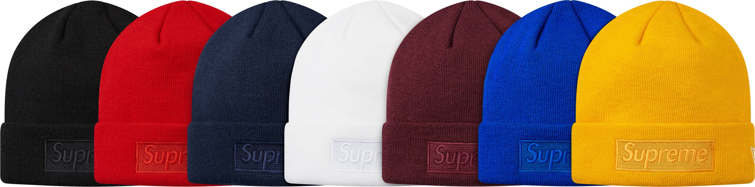 supreme New Era Tonal Box Logo Beanie