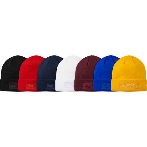 Supreme New Era Tonal Box Logo Beanie for fall winter 14 season