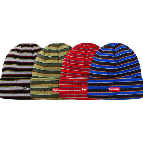 Supreme Multi Striped Beanie for fall winter 14 season