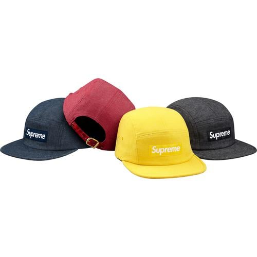 Supreme Denim Croc Strap Camp Cap for fall winter 14 season