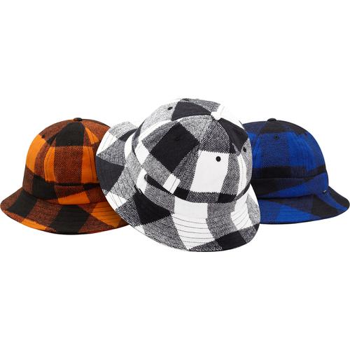 Details on Buffalo Check Bell Hat from fall winter 2014