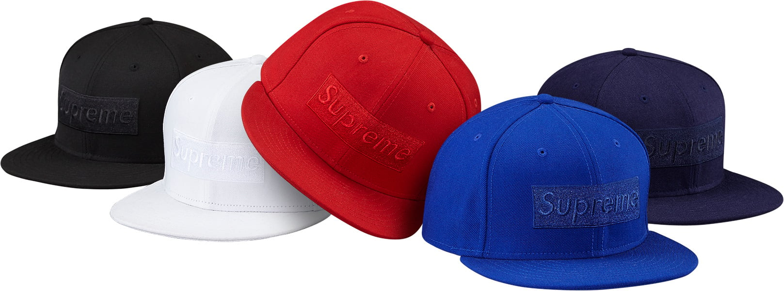 Supreme x New Era tonal box logocap 14AW-