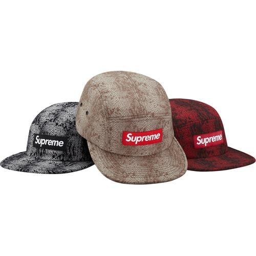 Supreme Jacquard Snake Camp Cap for fall winter 14 season