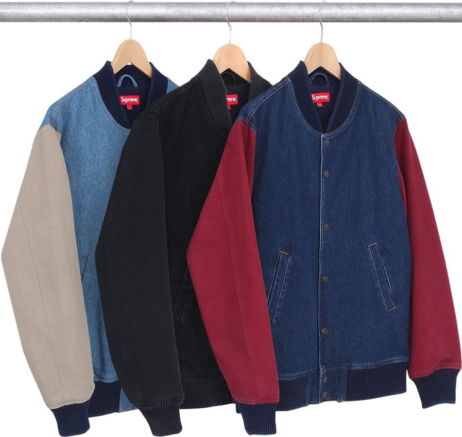 オンライン Supreme - Supreme Denim Varsity Jacket XLの通販 by RRRさん's shop ...