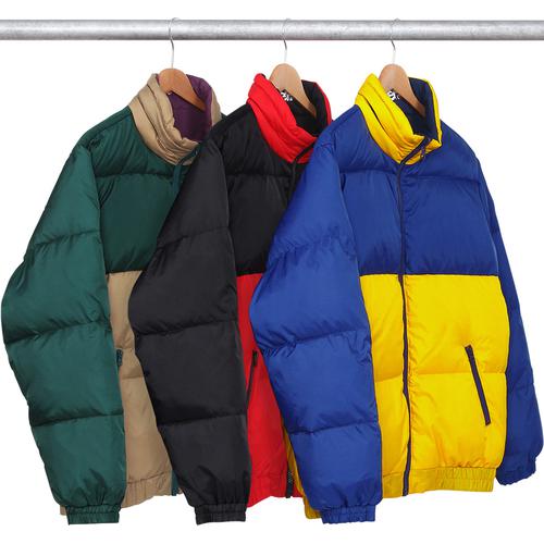 Supreme Reversible Puffy Jacket for fall winter 14 season