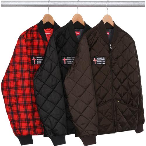 Supreme Quilted Work Jacket for fall winter 14 season