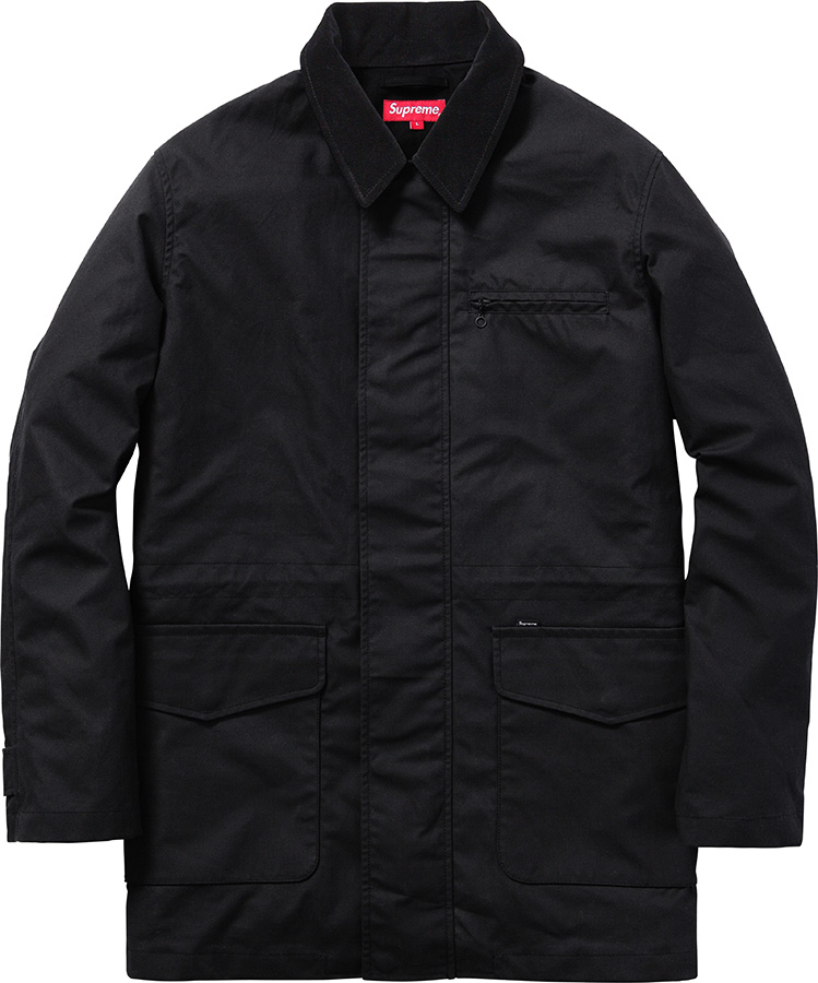 supreme british millerain dry wax jacket