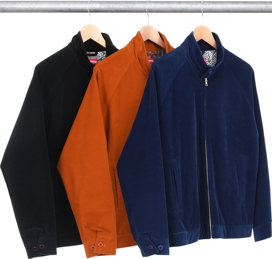 supreme 2014aw corduroy harrington