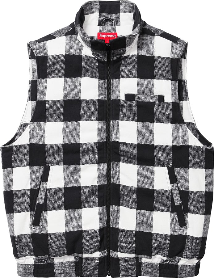 Buffalo Plaid Flannel Vest - fall winter 2014 - Supreme