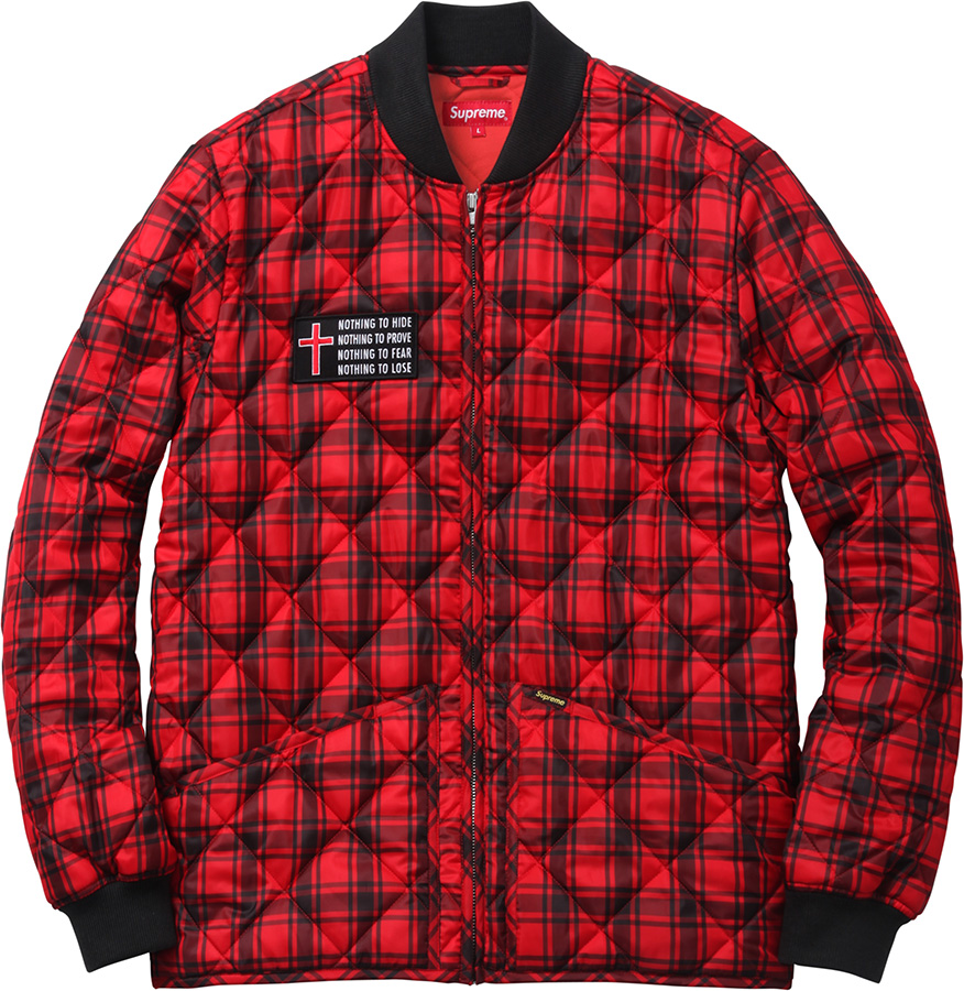 Quilted Work Jacket fall winter 2014 Supreme