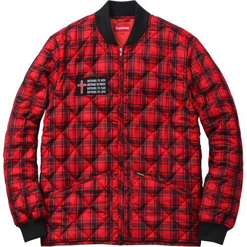 Details on Quilted Work Jacket None from fall winter 2014