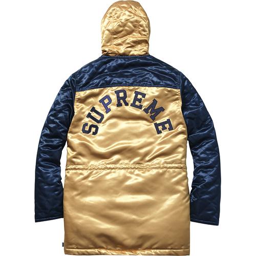 Supreme Quilted Satin Sideline Parka (FW14)