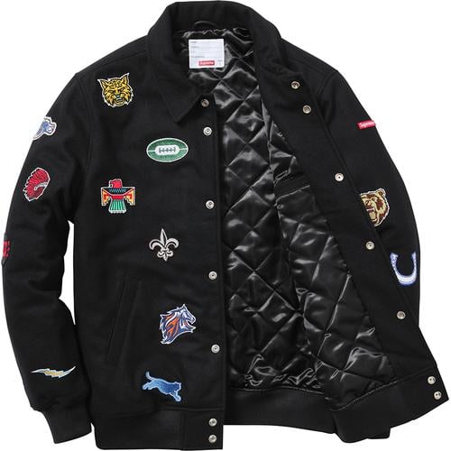 Details on Franchise Varsity Jacket None from fall winter
                                                    2014